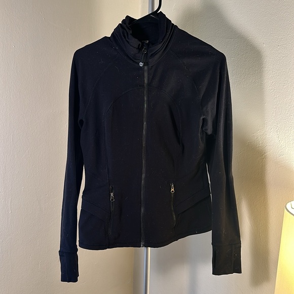 lululemon athletica Jackets & Blazers - Lululemon Full Zip Jacket Lightweight great all year round Staple black size 8
